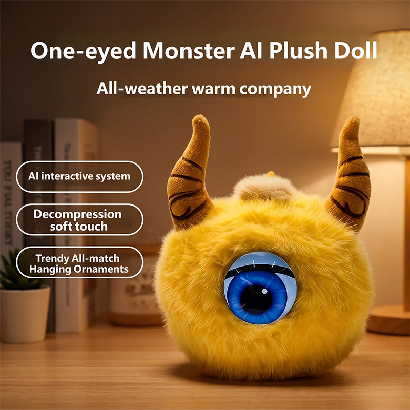 Kids Early Education - AI Smart Talking Plush Toy One-Eyed