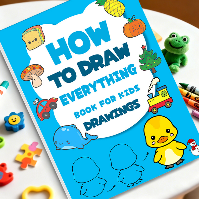 Kids Education Laptop - Kids Step-by-Step Drawing Book Learn How