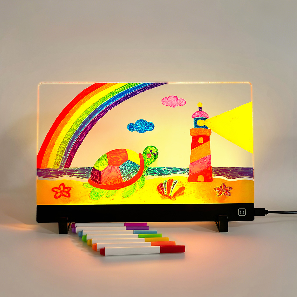 Kids Drawing Board Reusable LC - Kids Education Tablet 评论和价格