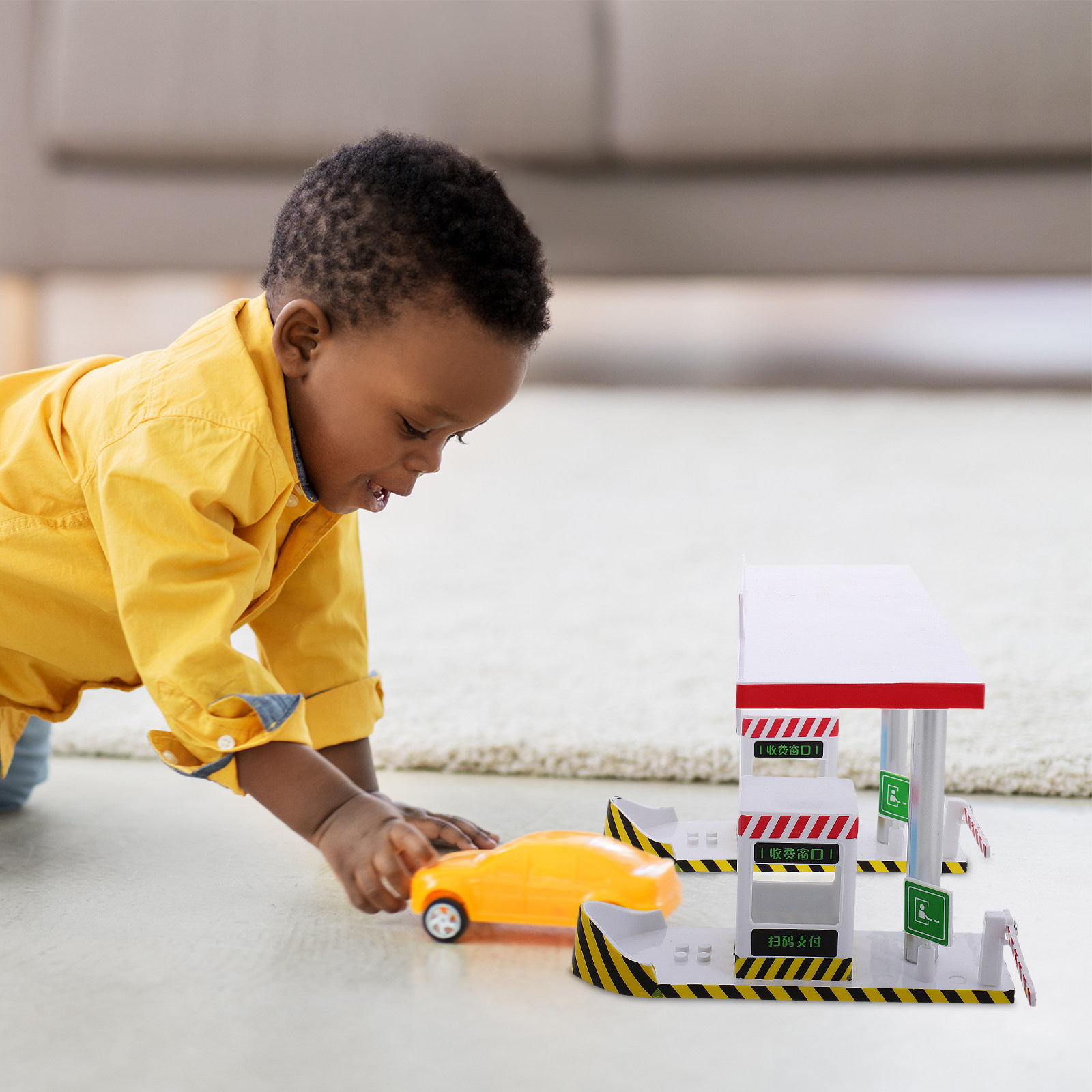 Plastic Toll Booth Playset Kid - Kids Early Education 评论和价格