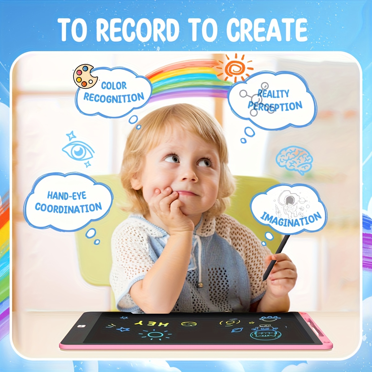 30pcs of 8.5 Inch LCD Drawing  - Kids Education Tablet 评论和价格