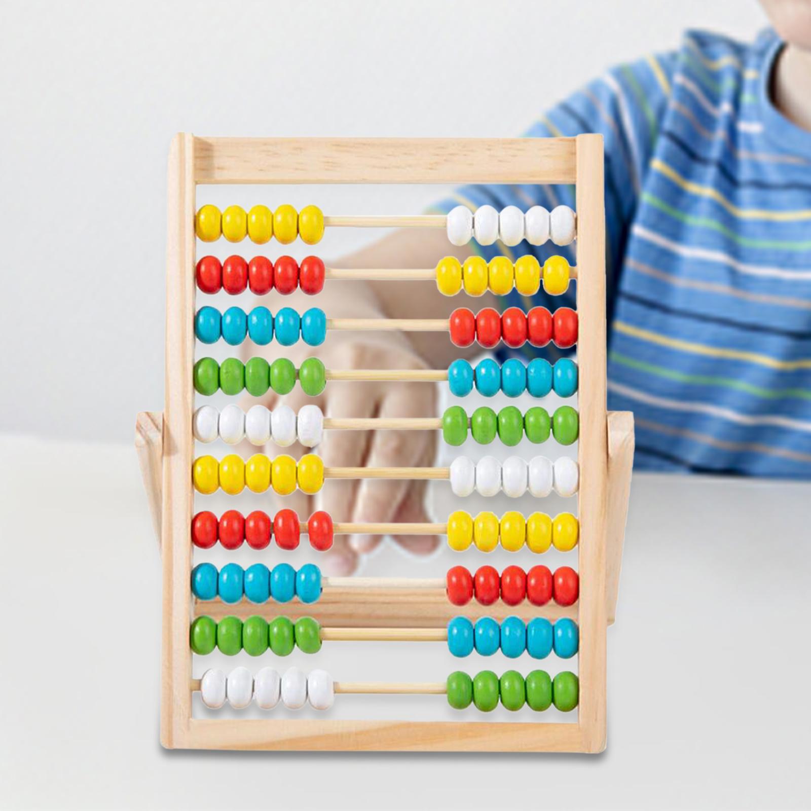 Multicolor Wooden Abacus Count - Kids Education Center 评论和价格
