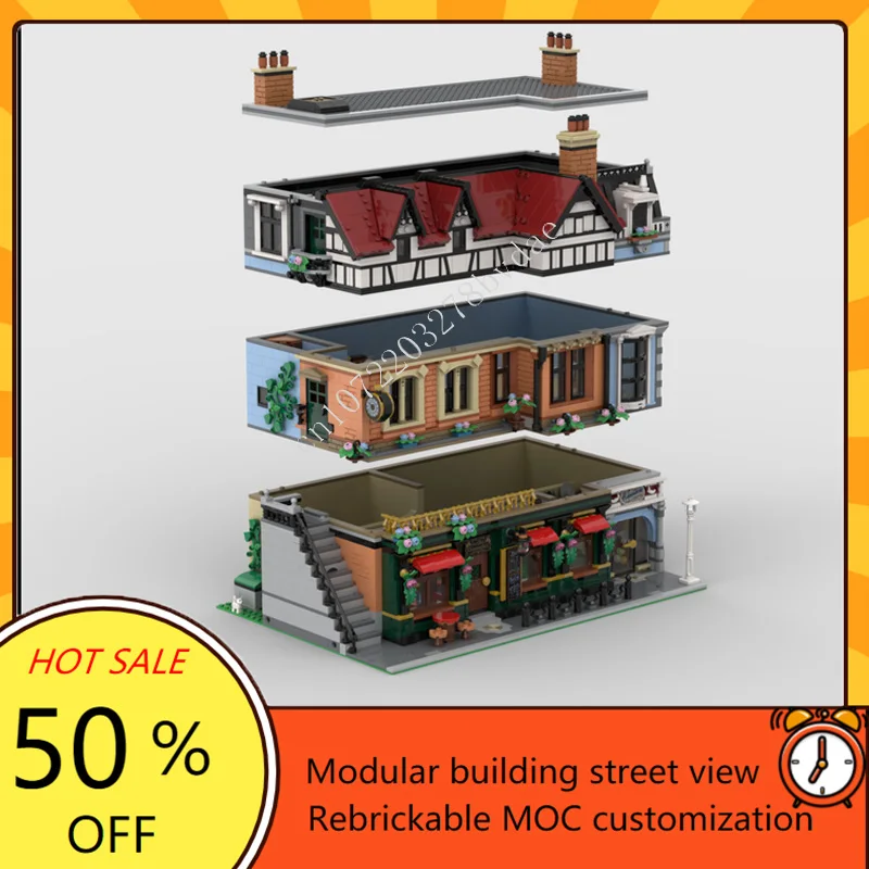 Tudor Center Modular MOC Creat - Kids Education Center 评论和价格