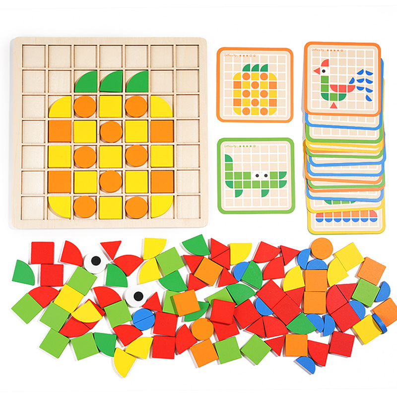 Montessori Cognition Puzzle Bo - Kids Educational Game 3 评论和价格
