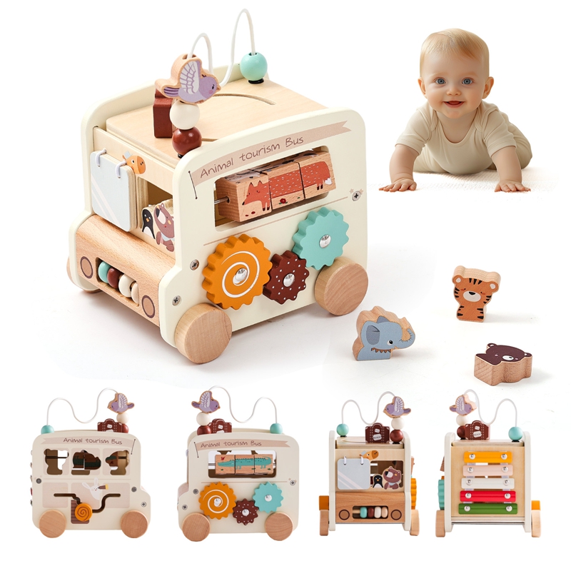 Montessori Wooden Children Toy - Kids Educational Game 3 评论和价格
