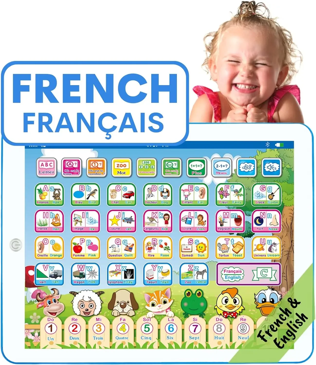 French English Bilingual Learn - Kids Education Tablet 评论和价格