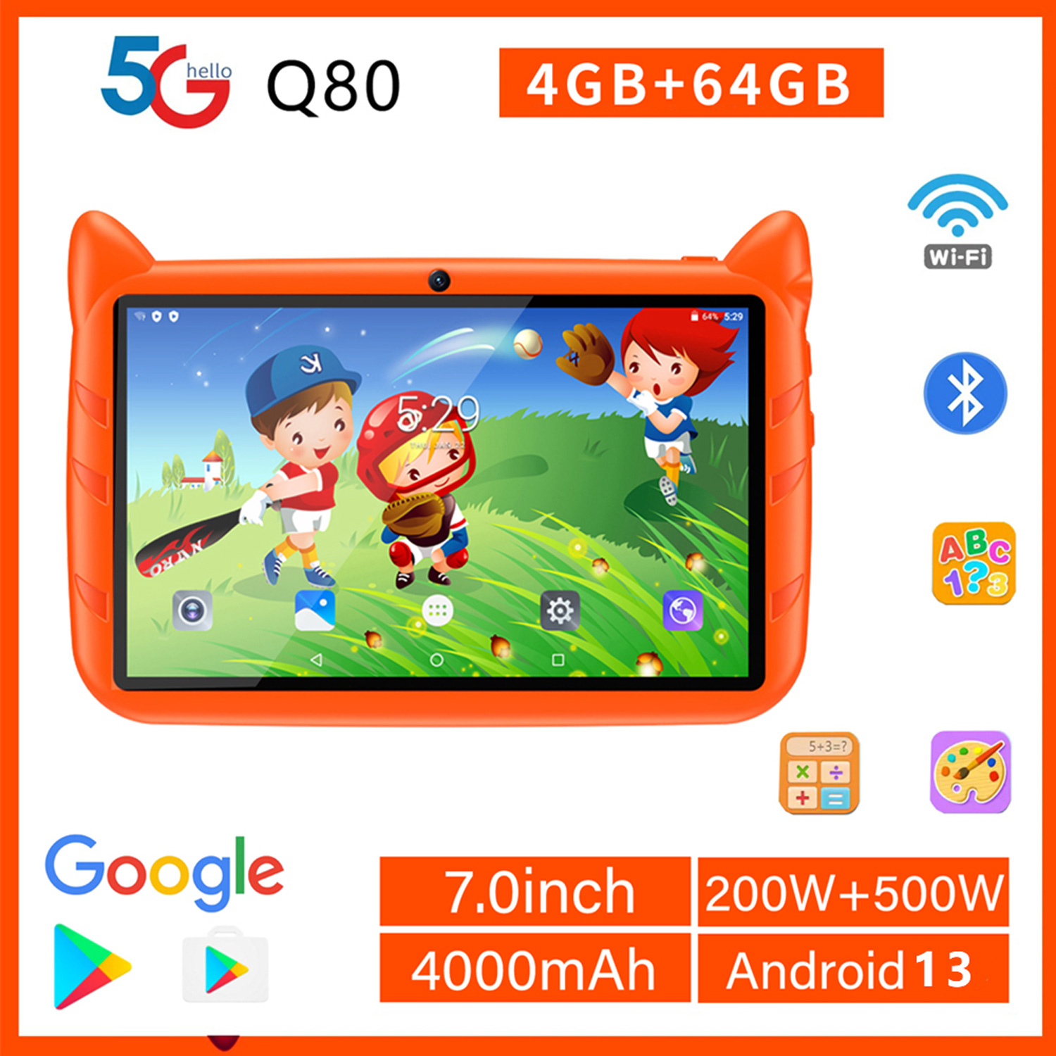 New 5G WiFi Kids Tablet 7 Inch - Kids Education Tablet 评论和价格