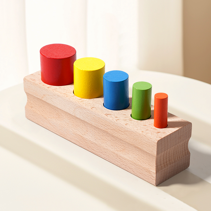 Montessori Wooden Colorful Kno - Kids Education Help 评论和价格