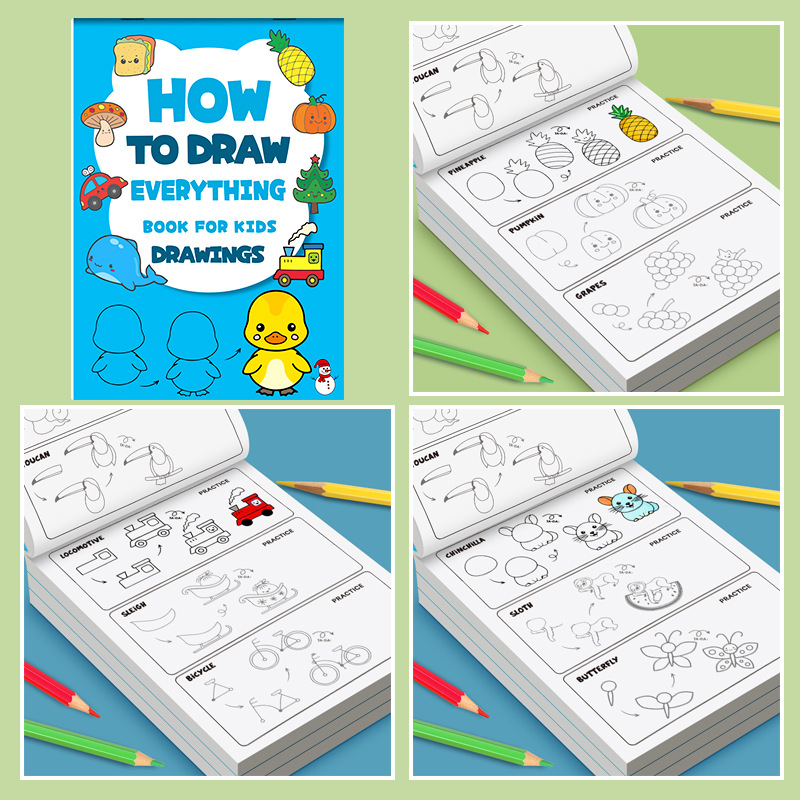 Kids Step-by-Step Drawing Book - Kids Education Laptop 评论和价格