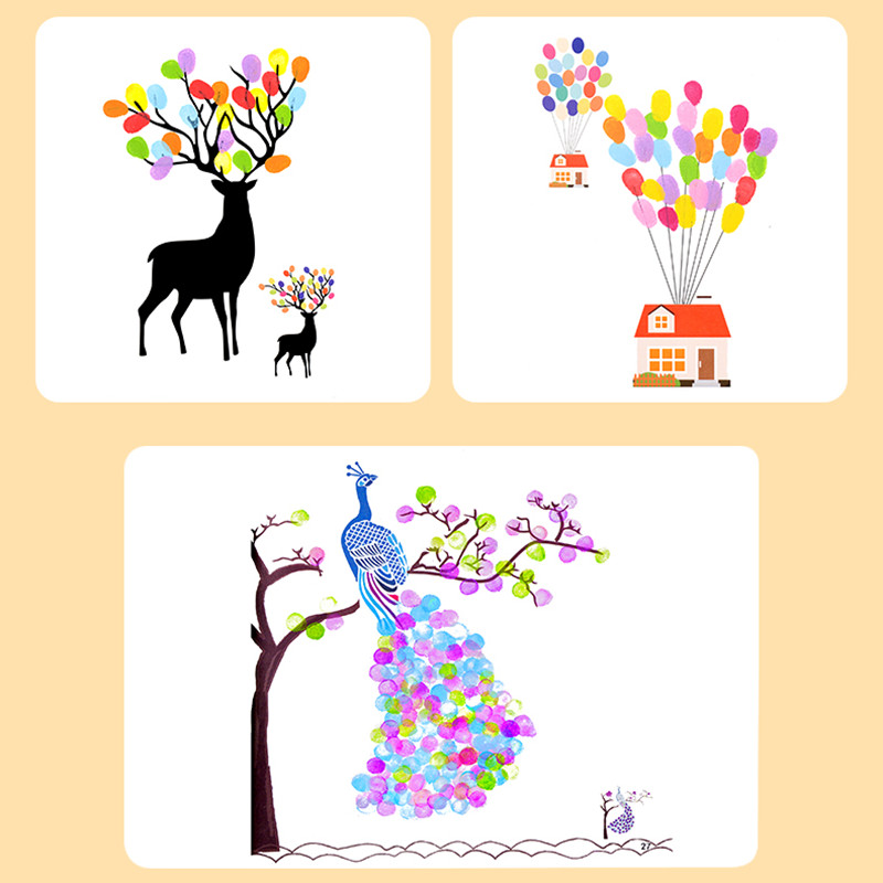 Creativity Finger Painting Set - Kids Education Laptop 评论和价格