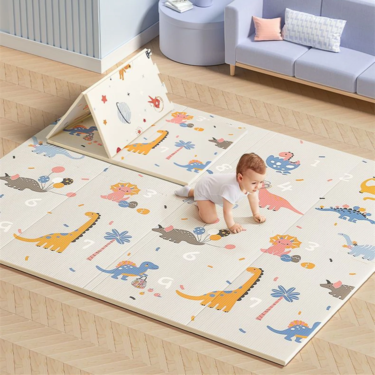 Foldable Non-Toxic Children's  - Kids Education Nursery 评论和价格