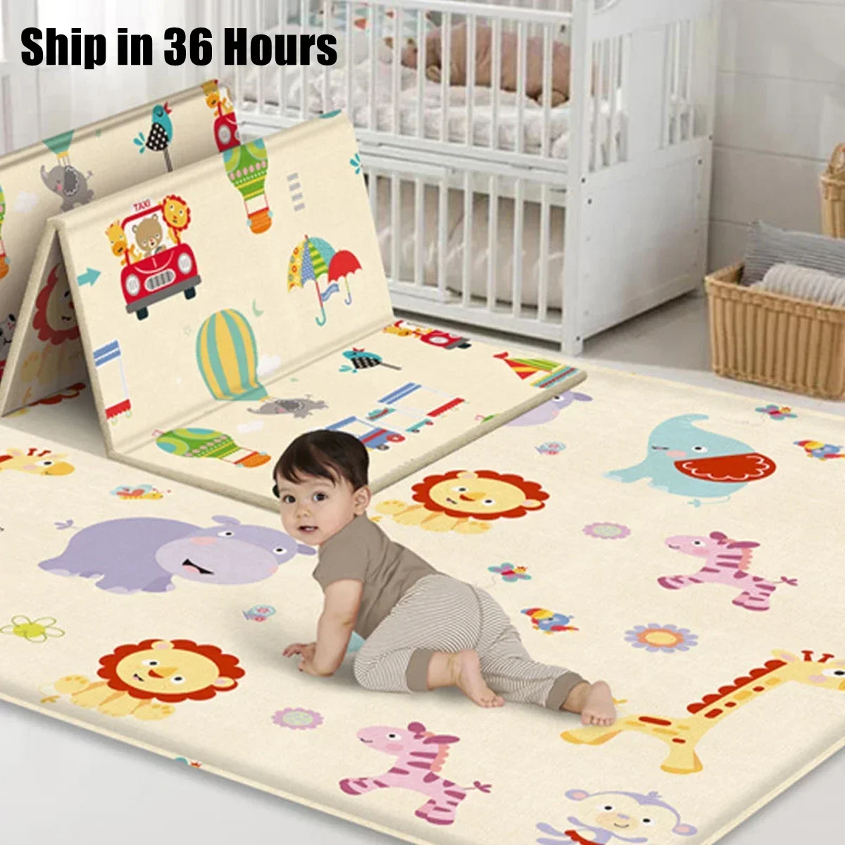 Foldable Non-Toxic Children's  - Kids Education Nursery 评论和价格