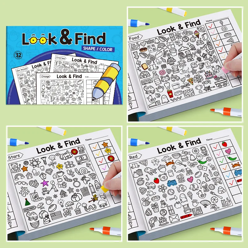 Children's Search Activity Boo - Kids Early Education 评论和价格