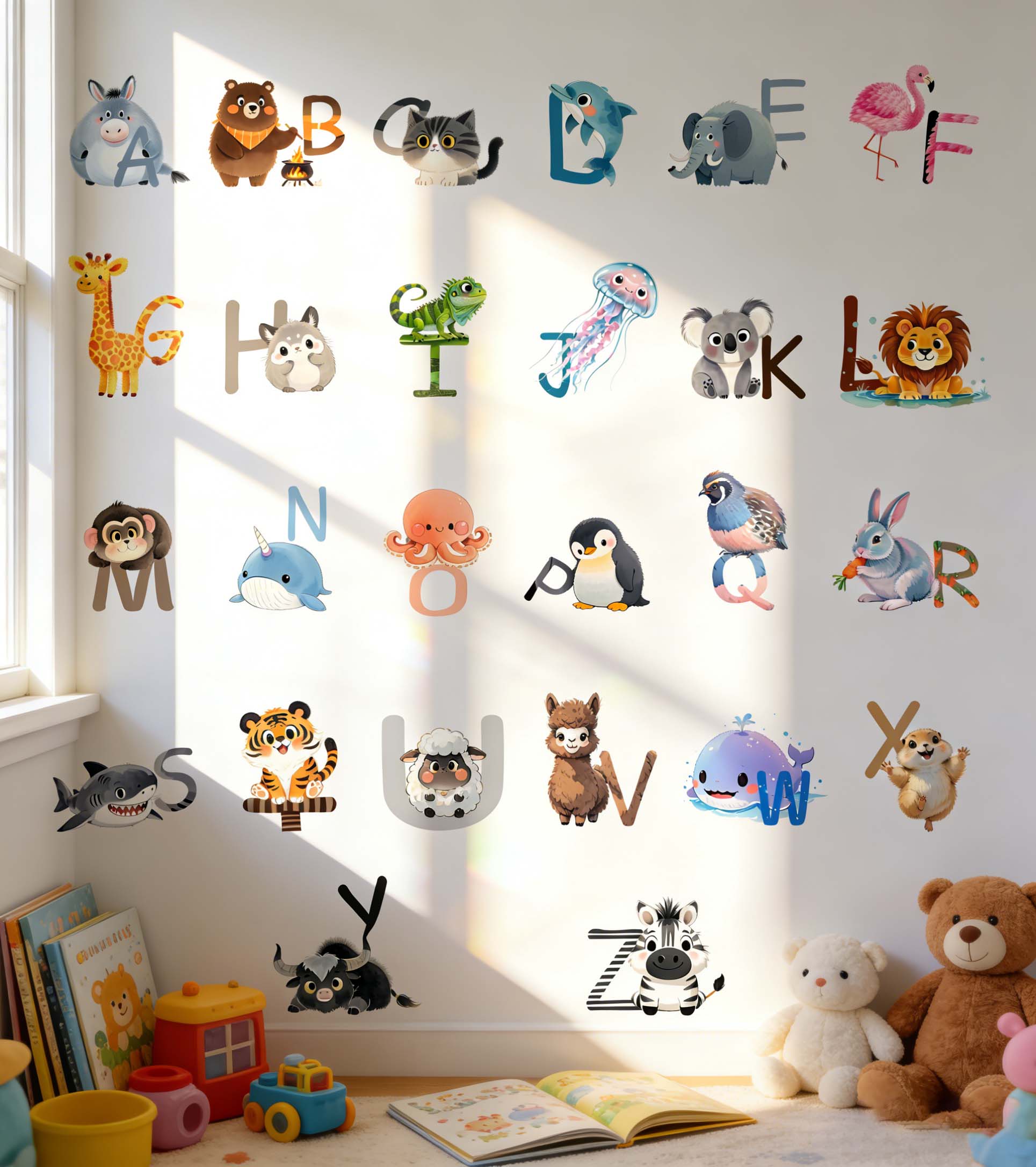 26 Letter English Alphabet Wal - Kids Education Center 评论和价格
