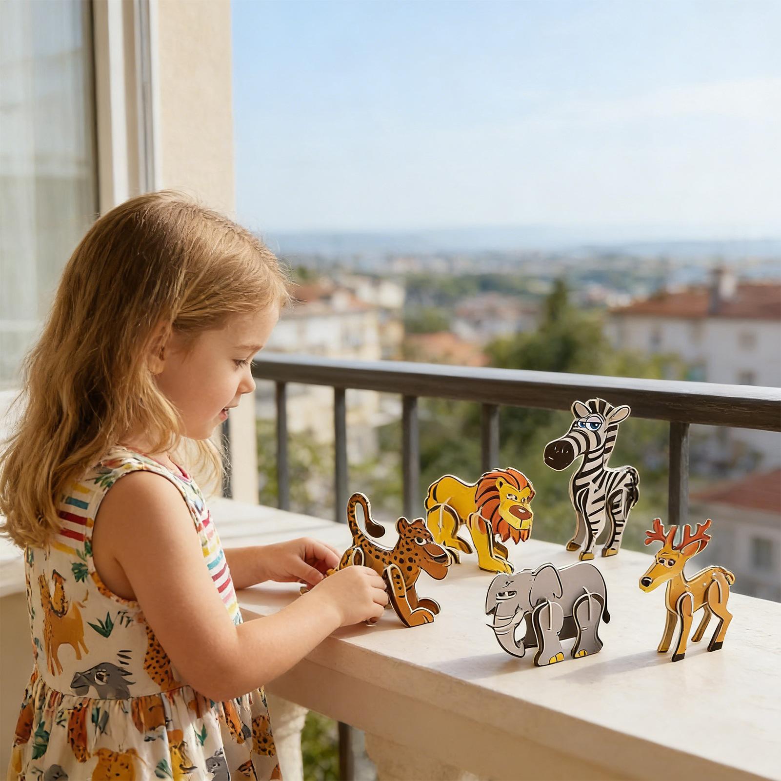 3D Jigsaw Puzzles For Kids 7 P - Kids Early Education 评论和价格