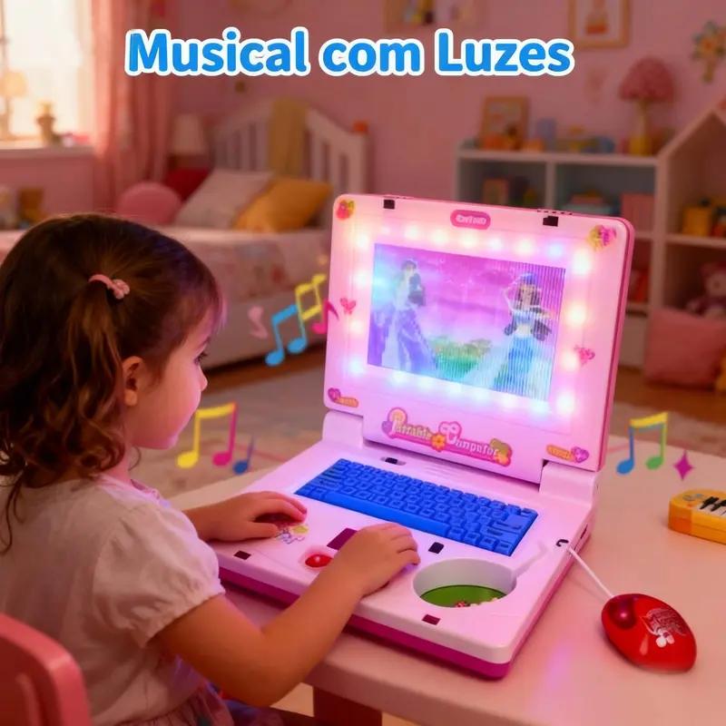 Mini Notebook Musical Toy Lapt - Kids Education Laptop 评论和价格